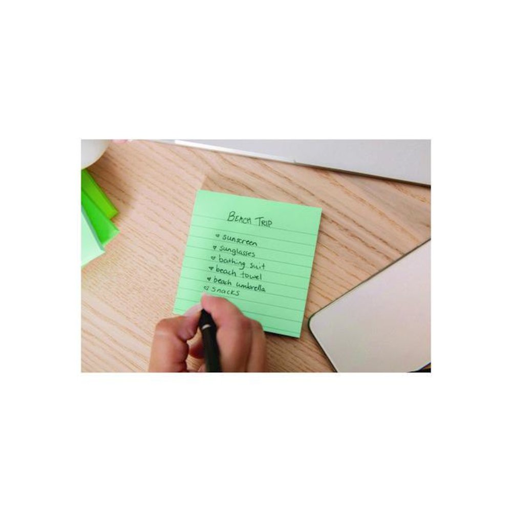 Note Pads in Summer Joy Color Collection Colors, 4" x 4", Note Ruled, 90 Sheets/Pad, 6 Pads/Pack. Picture 8