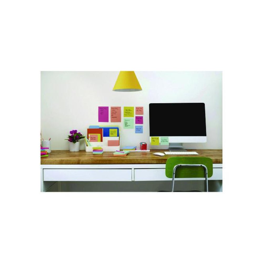 Note Pads in Summer Joy Color Collection Colors, 4" x 6", Note Ruled, 90 Sheets/Pad, 5 Pads/Pack. Picture 6