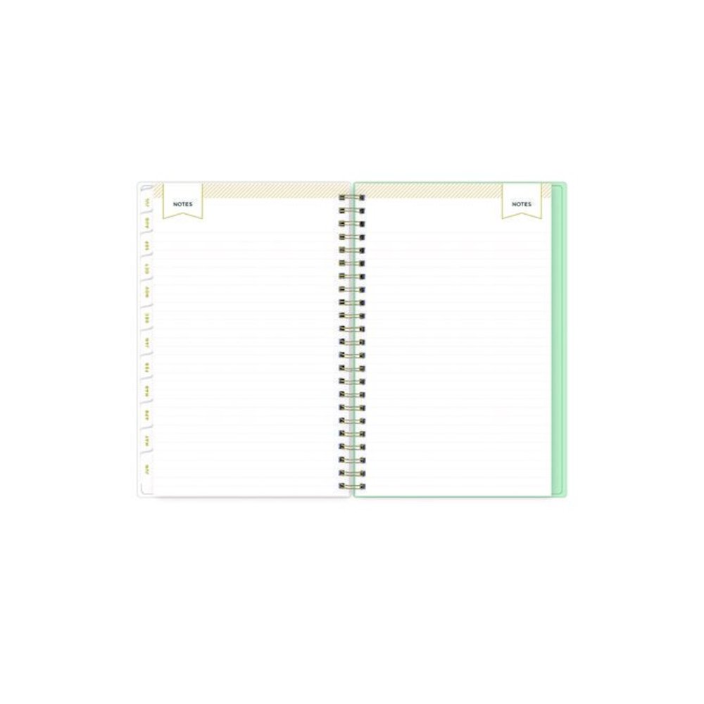 Day Designer "Secret Garden Mint" Academic Year Weekly/Monthly Notes Planner, 8 x 5, 12-Month (July to June): 2025-2026. Picture 8