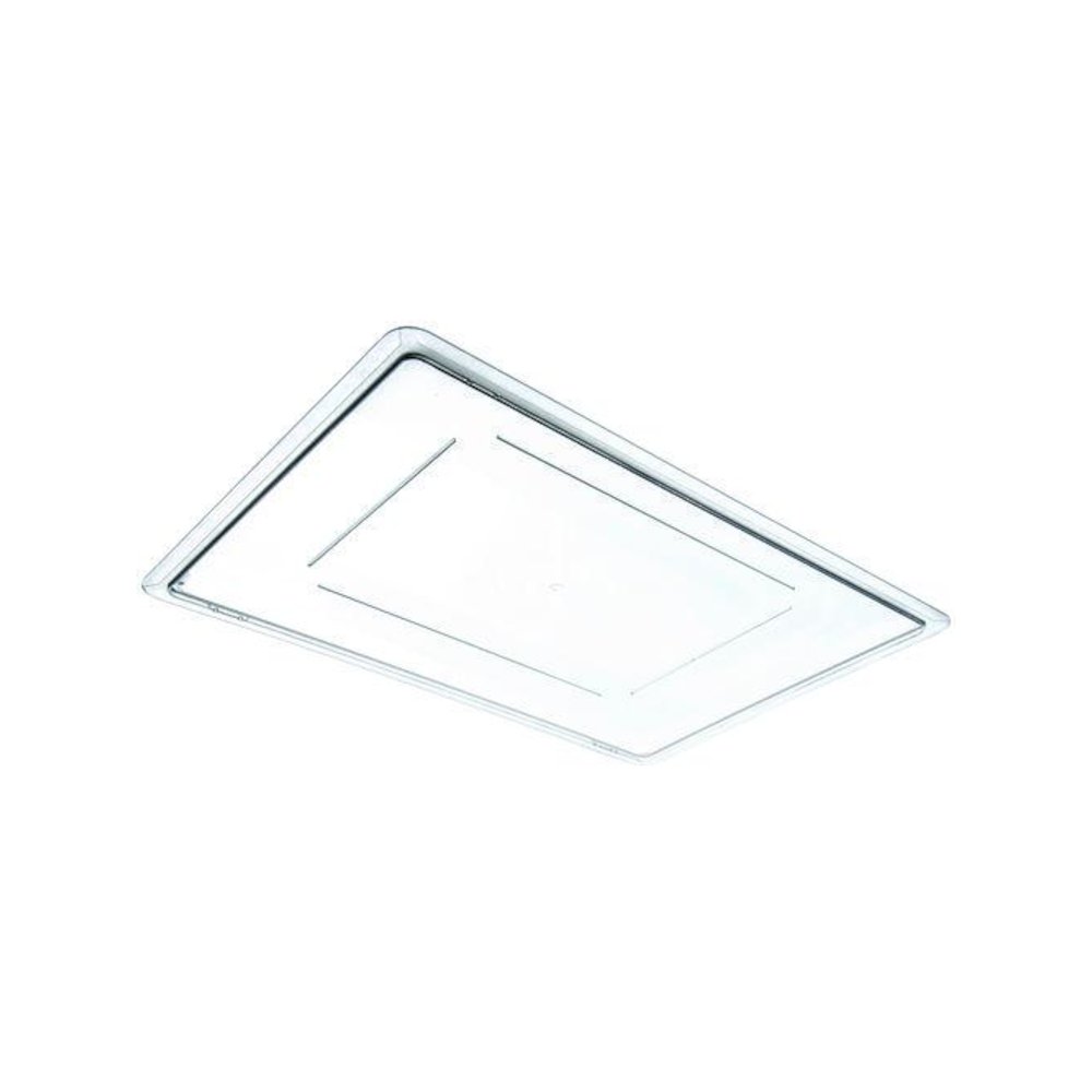 StorPlus Polycarbonate Food Storage Container Lid, 18 x 26 x 1.28, Clear, Plastic. Picture 2