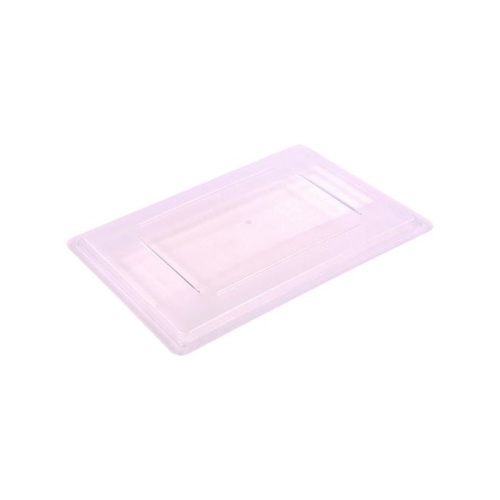 StorPlus Polycarbonate Food Storage Container Lid, 18 x 26 x 1.28, Clear, Plastic. Picture 1