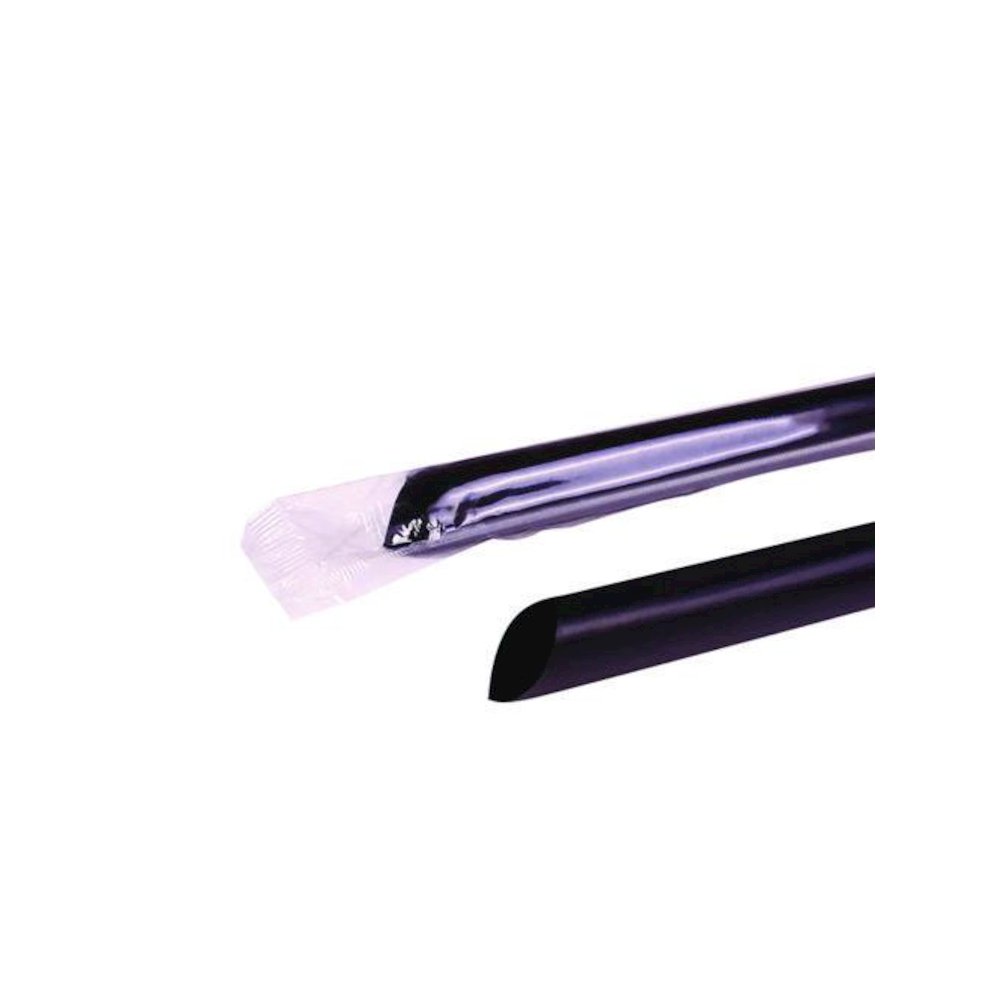 Boba Straws, 9", Plastic, Black, 1,600/Carton. Picture 2