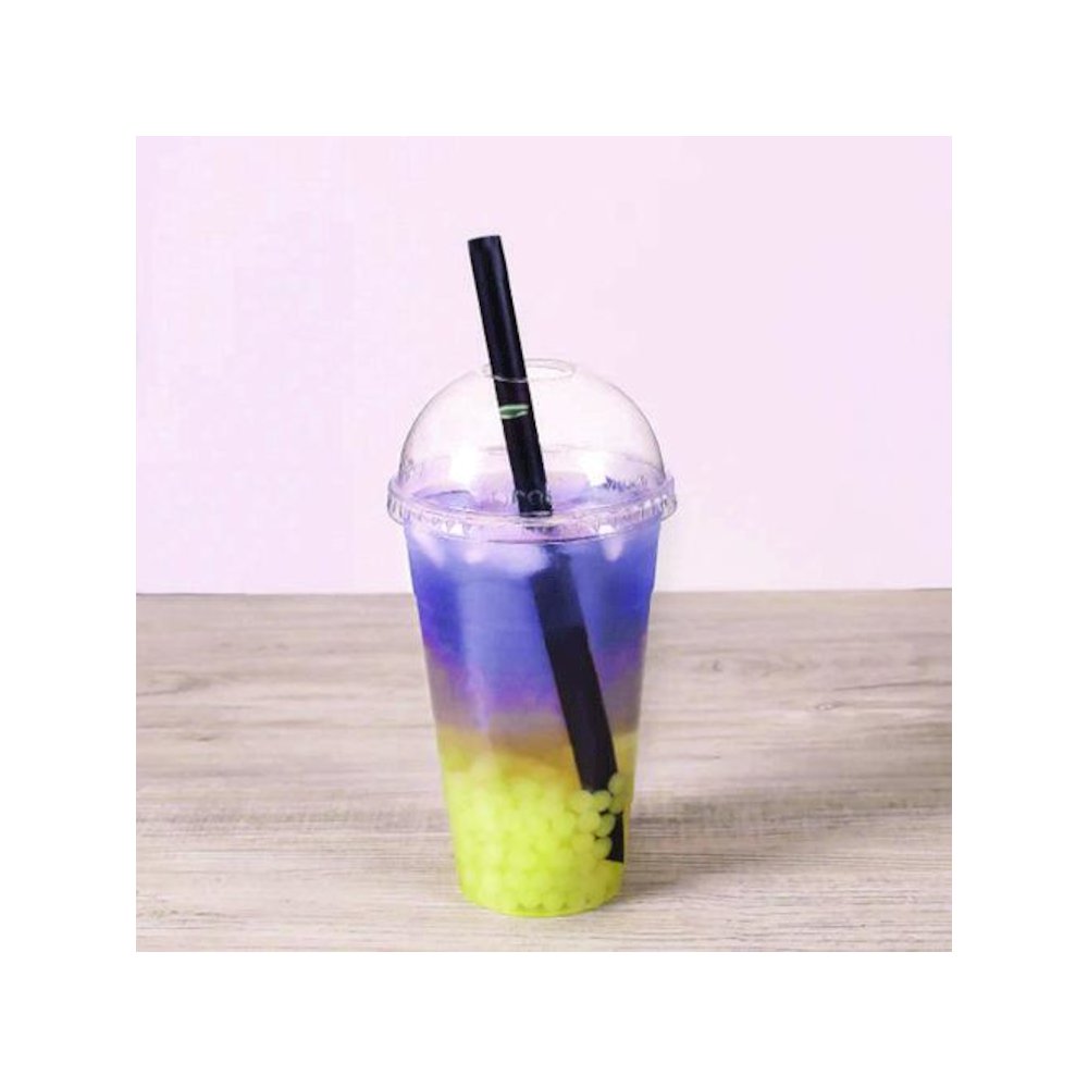 Boba Straws, 9", Plastic, Black, 1,600/Carton. Picture 3