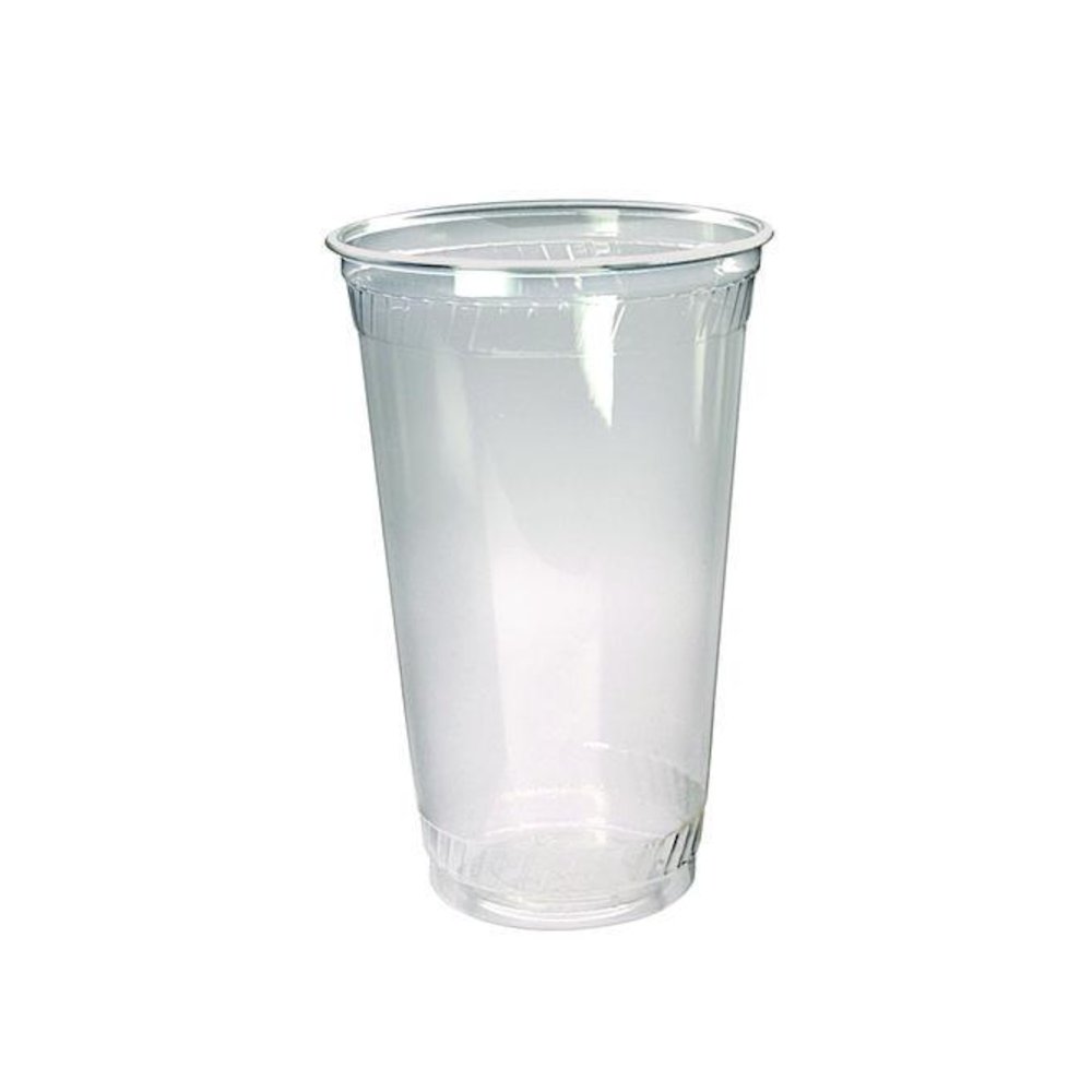 Kal-Clear PET Cold Drink Cups, 24 oz, Plastic, Clear, 25/Sleeve, 24 Sleeves/Carton. Picture 1