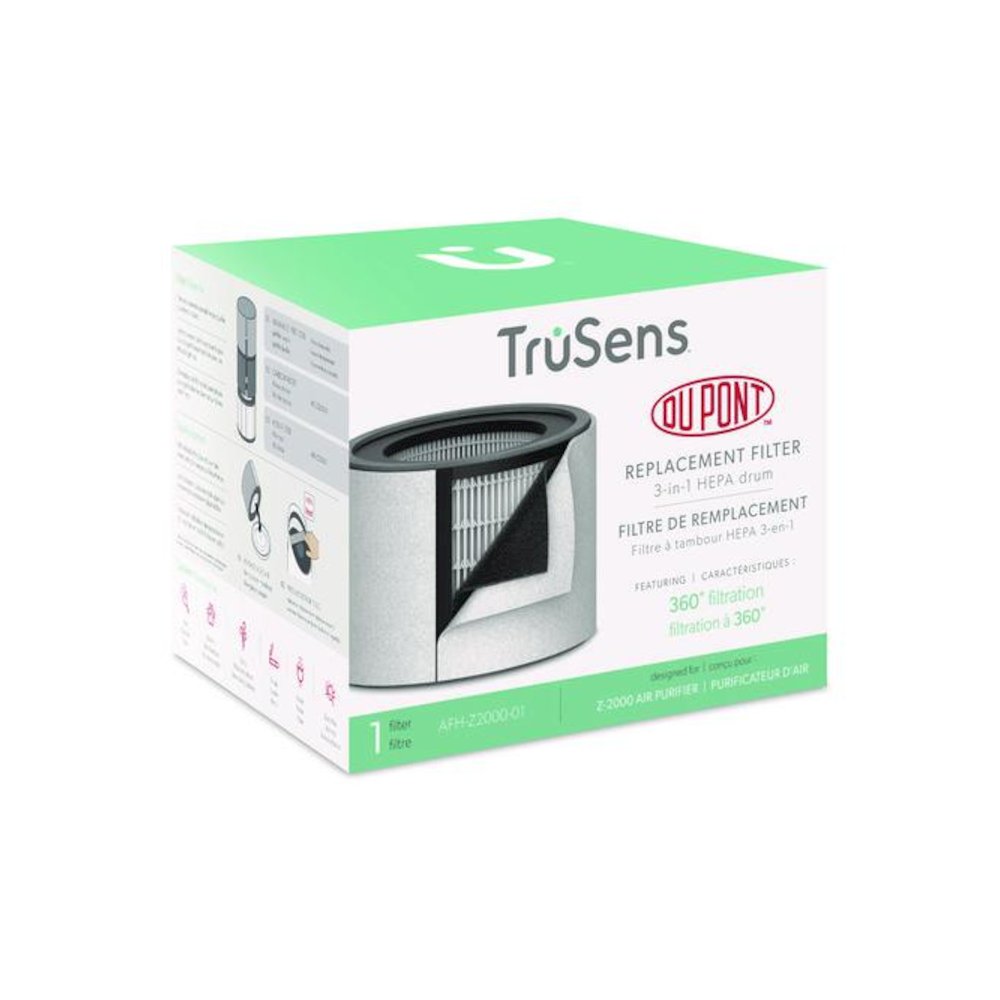 Carbon and HEPA Replacement Filters for TruSens Purifiers, 7.9". Picture 3