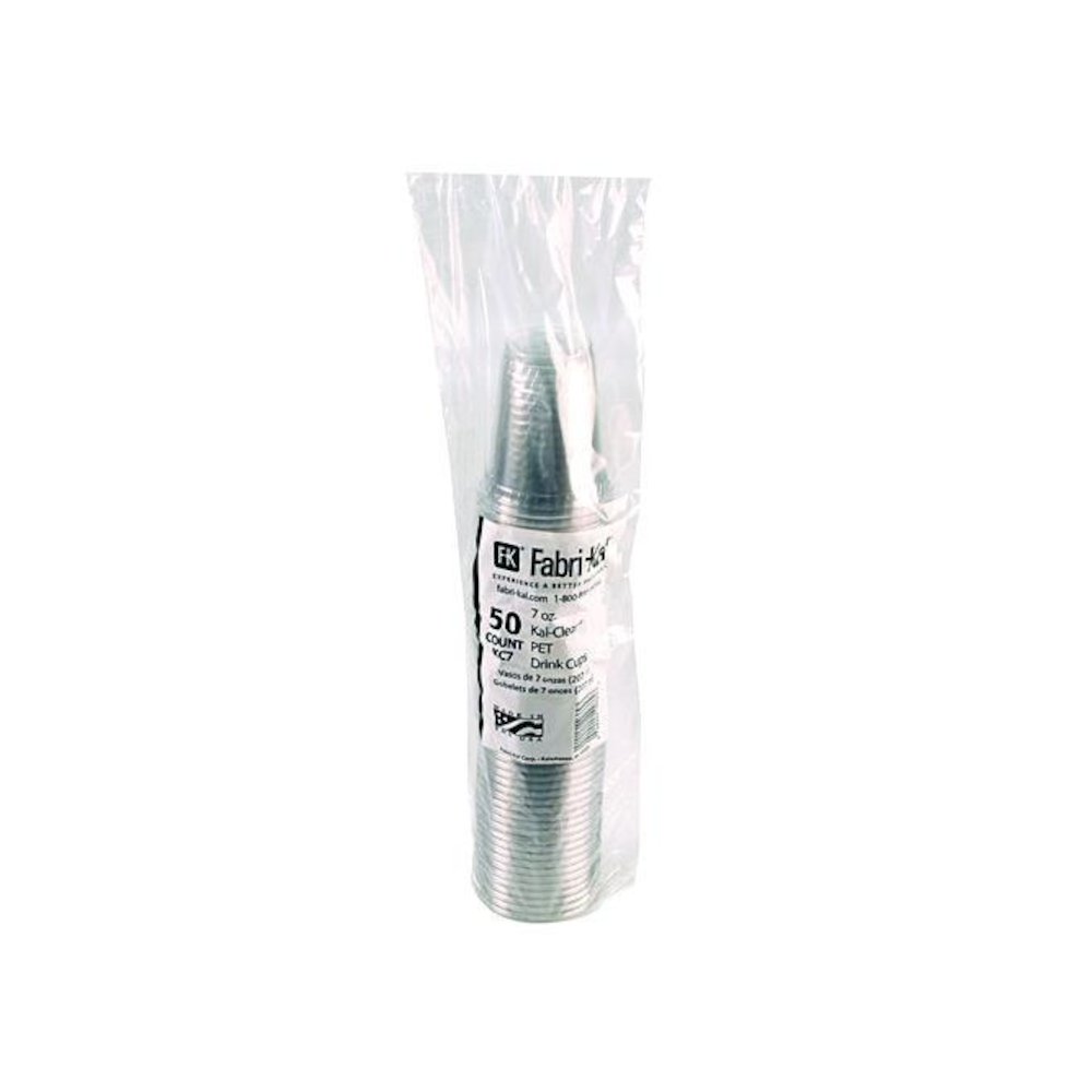 Kal-Clear PET Cold Drink Cups, 7 oz, Plastic, Clear, 1,000/Carton. Picture 3