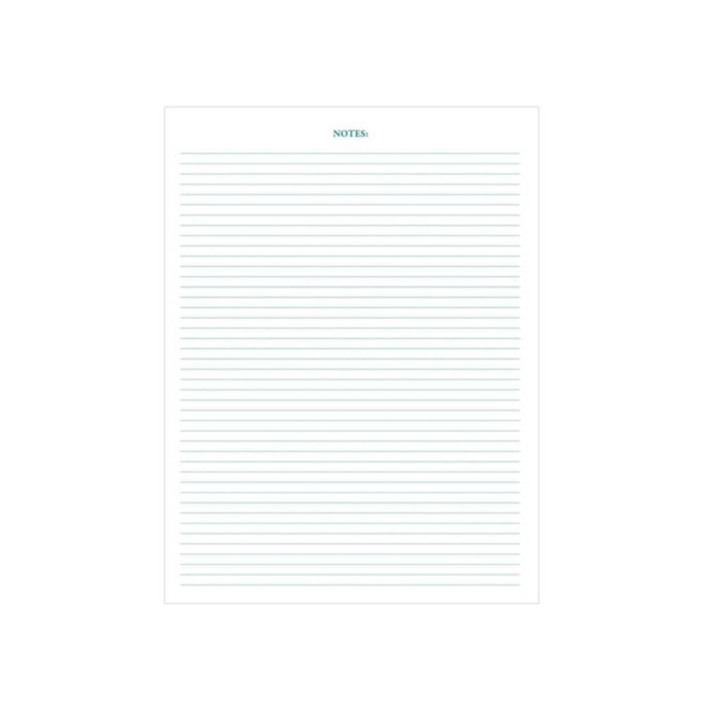 100% Recycled MonoBright Monthly/Weekly Planner, 11 x 8.5, Green/Gold Cover, 12-Month (July to June): 2025 to 2026. Picture 5