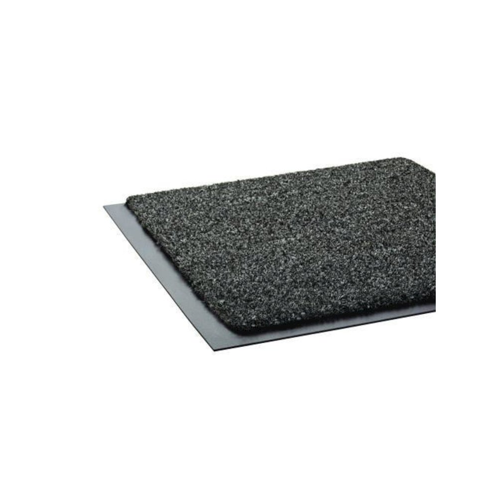 Rely-On Olefin Indoor Wiper Mat, Rectangular, Charcoal Gray Cut Pile Surface, 36" x 48". Picture 3