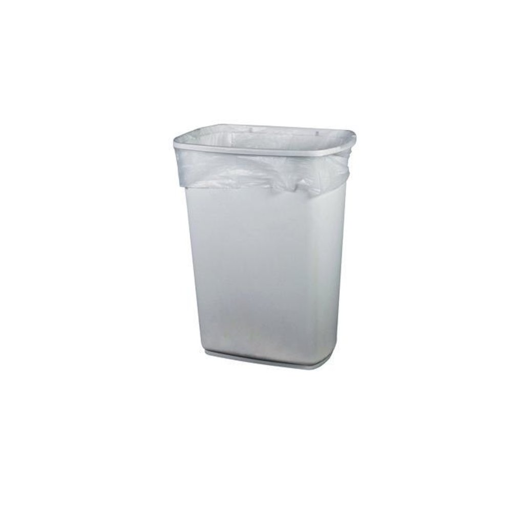 Linear Low-Density Can Liners, 16 gal, 0.5 mil, 24 x 32, Clear, 500/Carton. Picture 3
