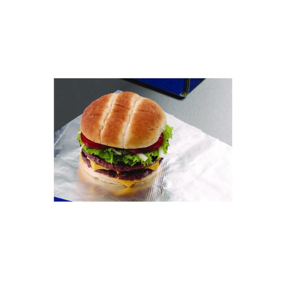 Interfolded Foil Sheets, 55 Gauge, 9 x 10.75, 500/Box, 6 Boxes/Carton. Picture 3