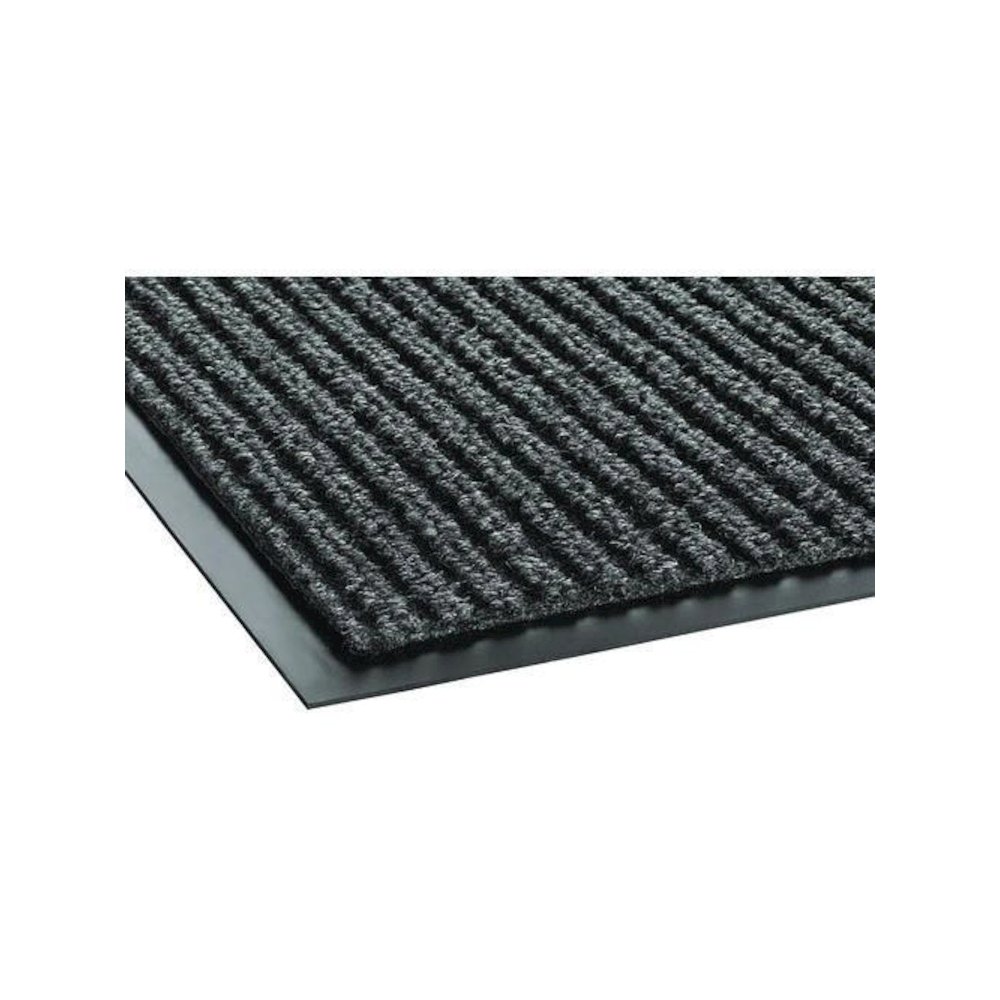 Needle-Rib Wiper/Scraper Mat, Rectangular, Gray Ribbed Surface, 36" x 10 ft. Picture 3