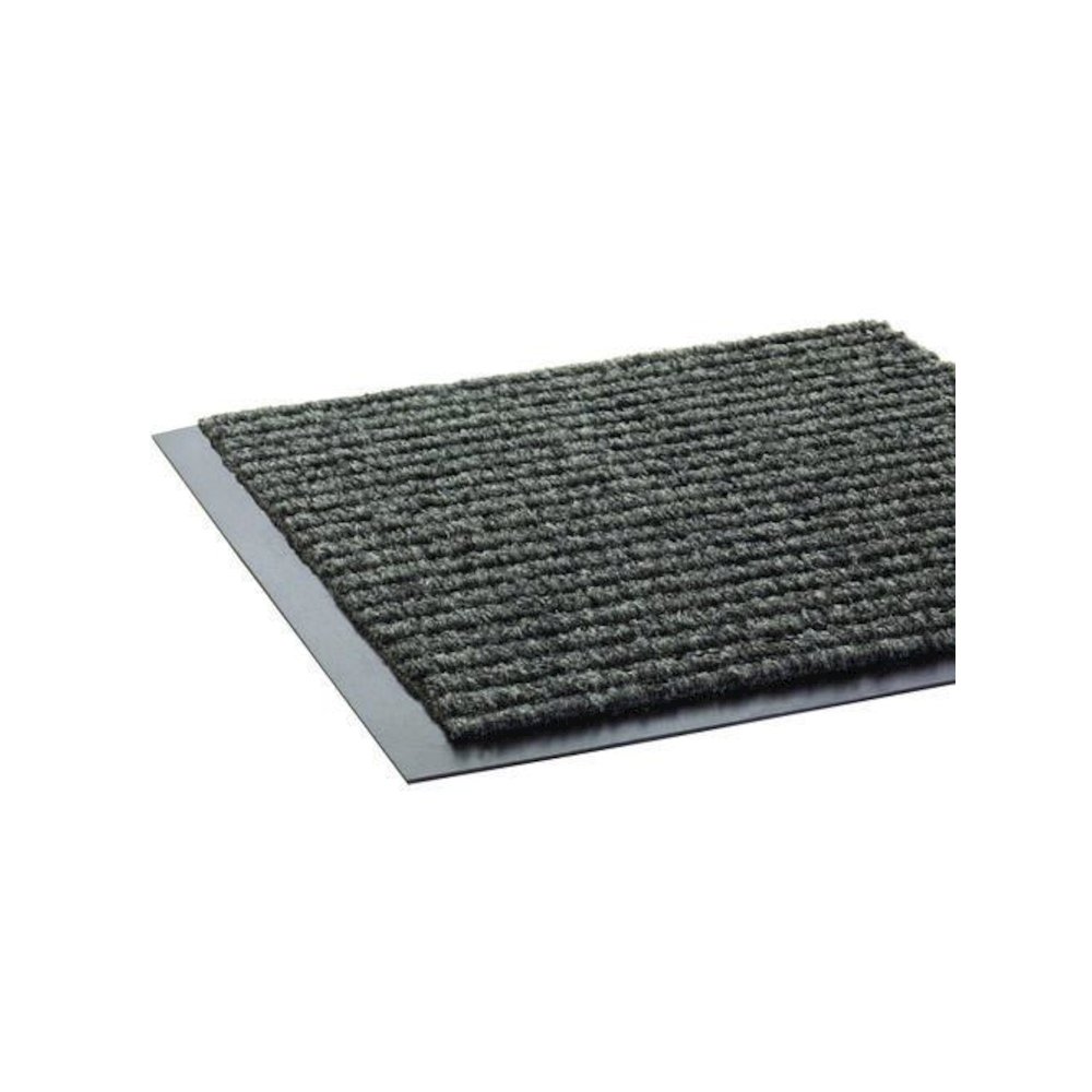 Needle-Rib Wiper/Scraper Mat, Rectangular, Gray Ribbed Surface, 36" x 10 ft. Picture 4