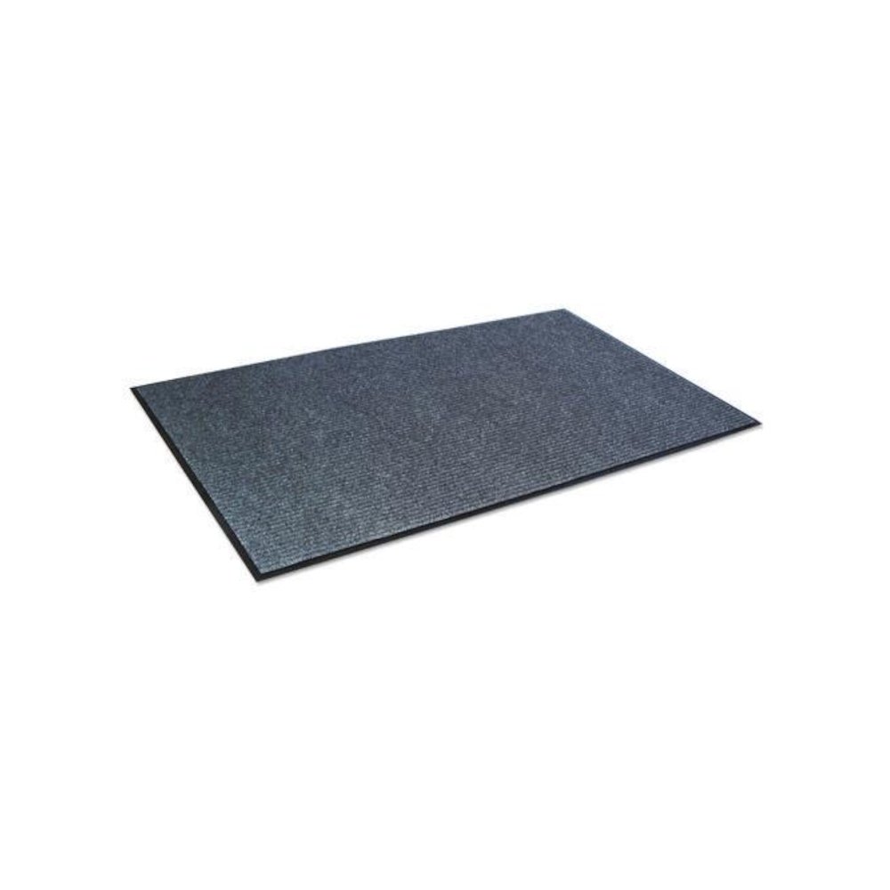Needle-Rib Wiper/Scraper Mat, Rectangular, Gray Ribbed Surface, 36" x 10 ft. Picture 1