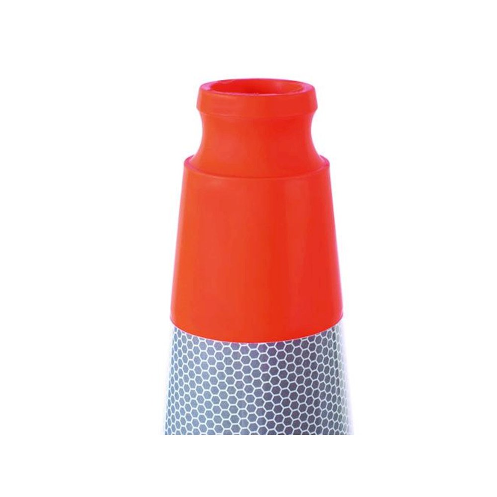 Traffic Cone, 14.5 x 1 x 36, Orange/Silver. Picture 2