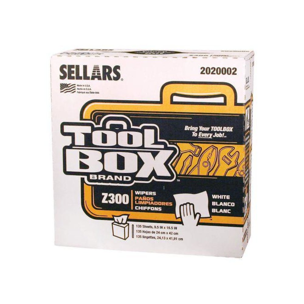 Z300 Pop-Up Wipers, 1-Ply, 8.5 x 16.5, White, 8/Carton. Picture 2