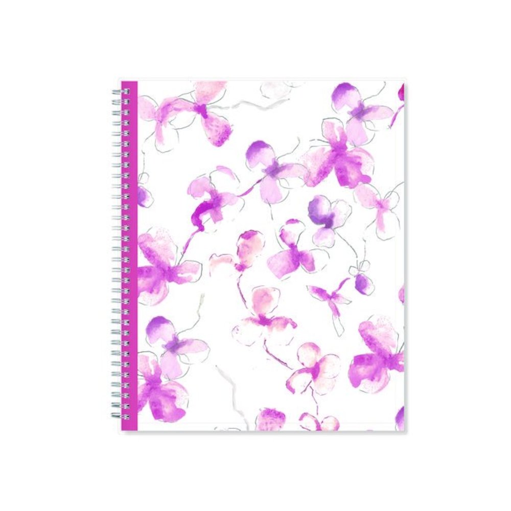 Breast Cancer Awareness Create-Your-Own Cover Weekly/Monthly Planner, Orchids Artwork, 11 x 8.5, 12-Month (Jan to Dec): 2026. Picture 2