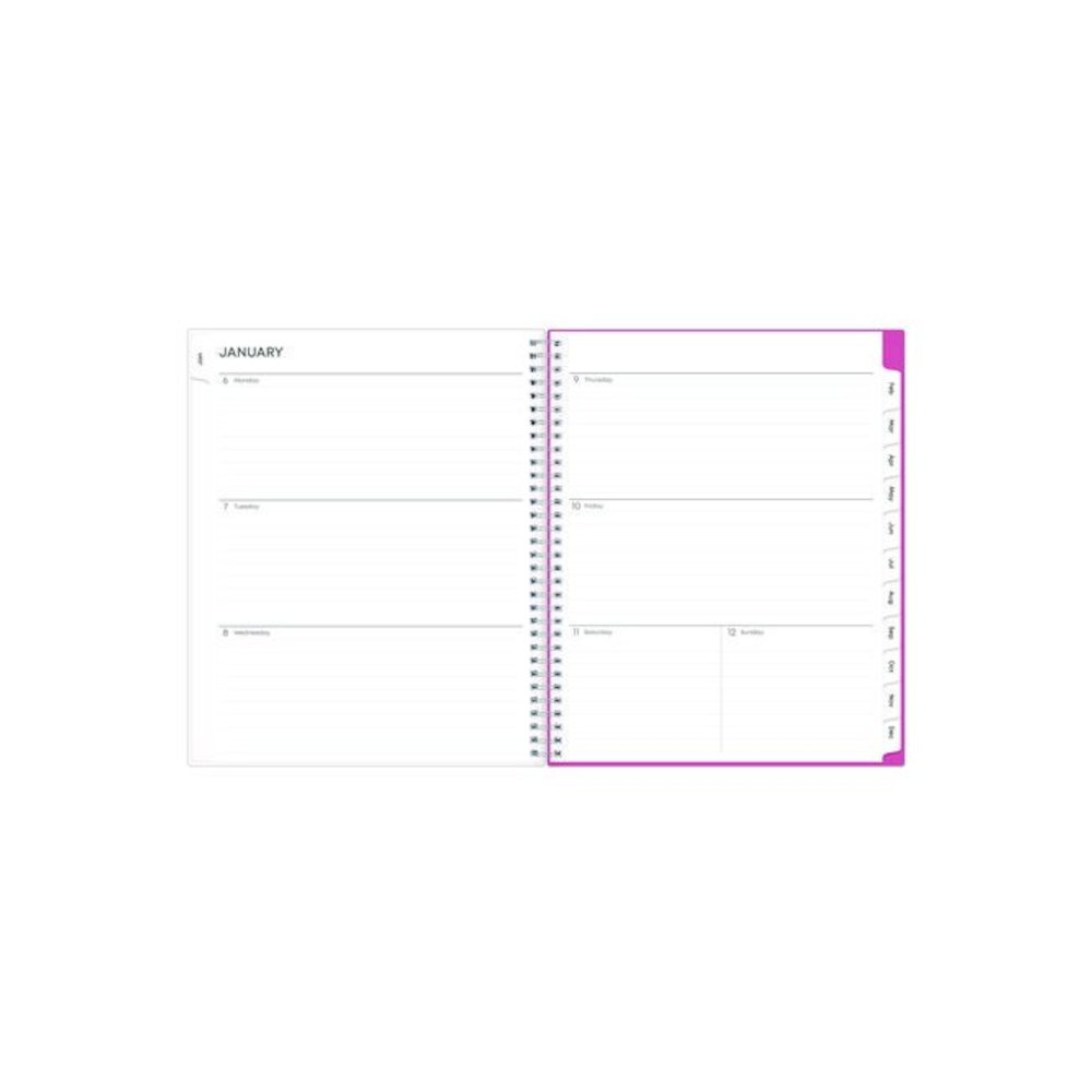 Breast Cancer Awareness Create-Your-Own Cover Weekly/Monthly Planner, Orchids Artwork, 11 x 8.5, 12-Month (Jan to Dec): 2026. Picture 3