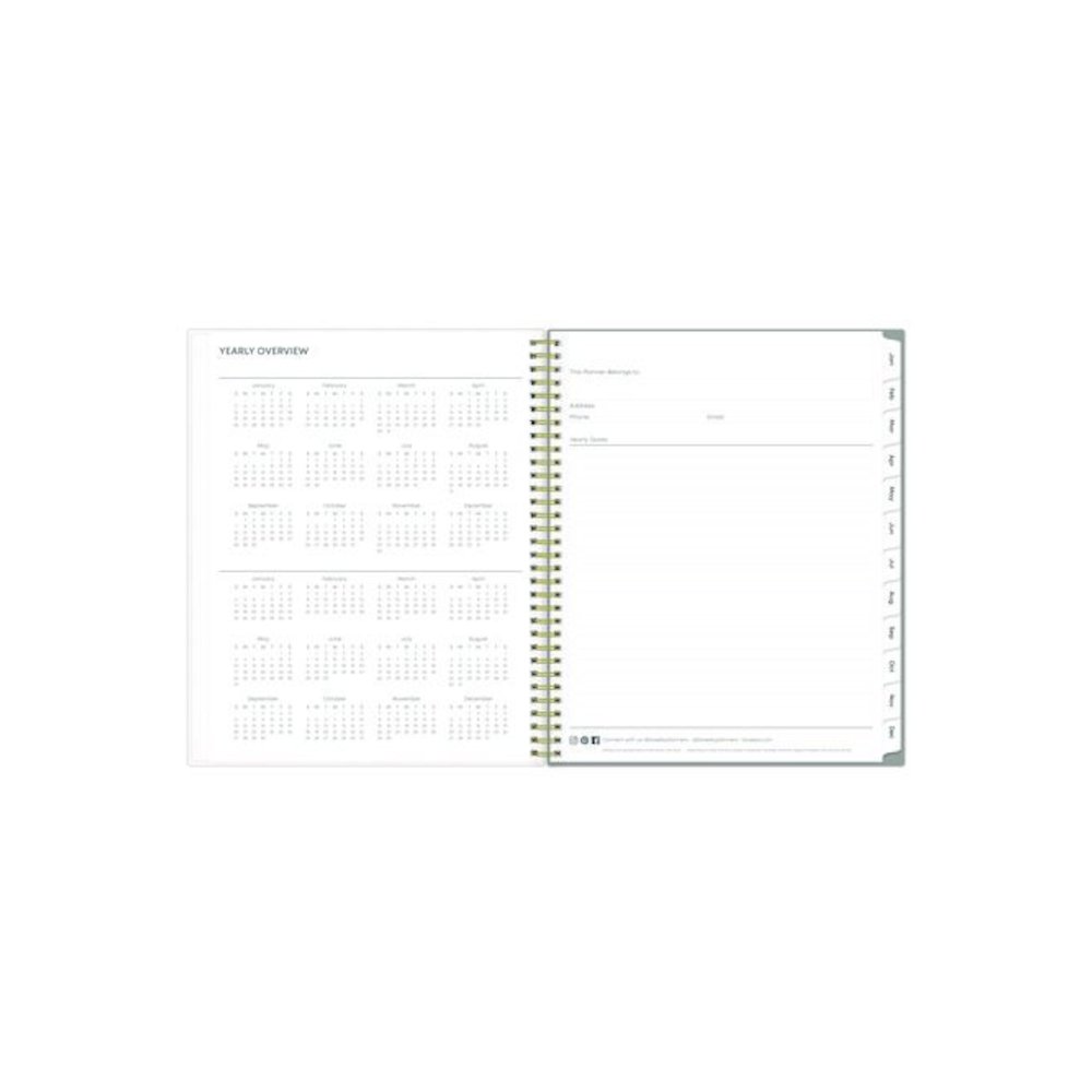 Sophie Frosted Weekly/Monthly Planner, Floral Artwork, 11 x 8.5, Multicolor Cover, 12-Month (Jan to Dec): 2026. Picture 5