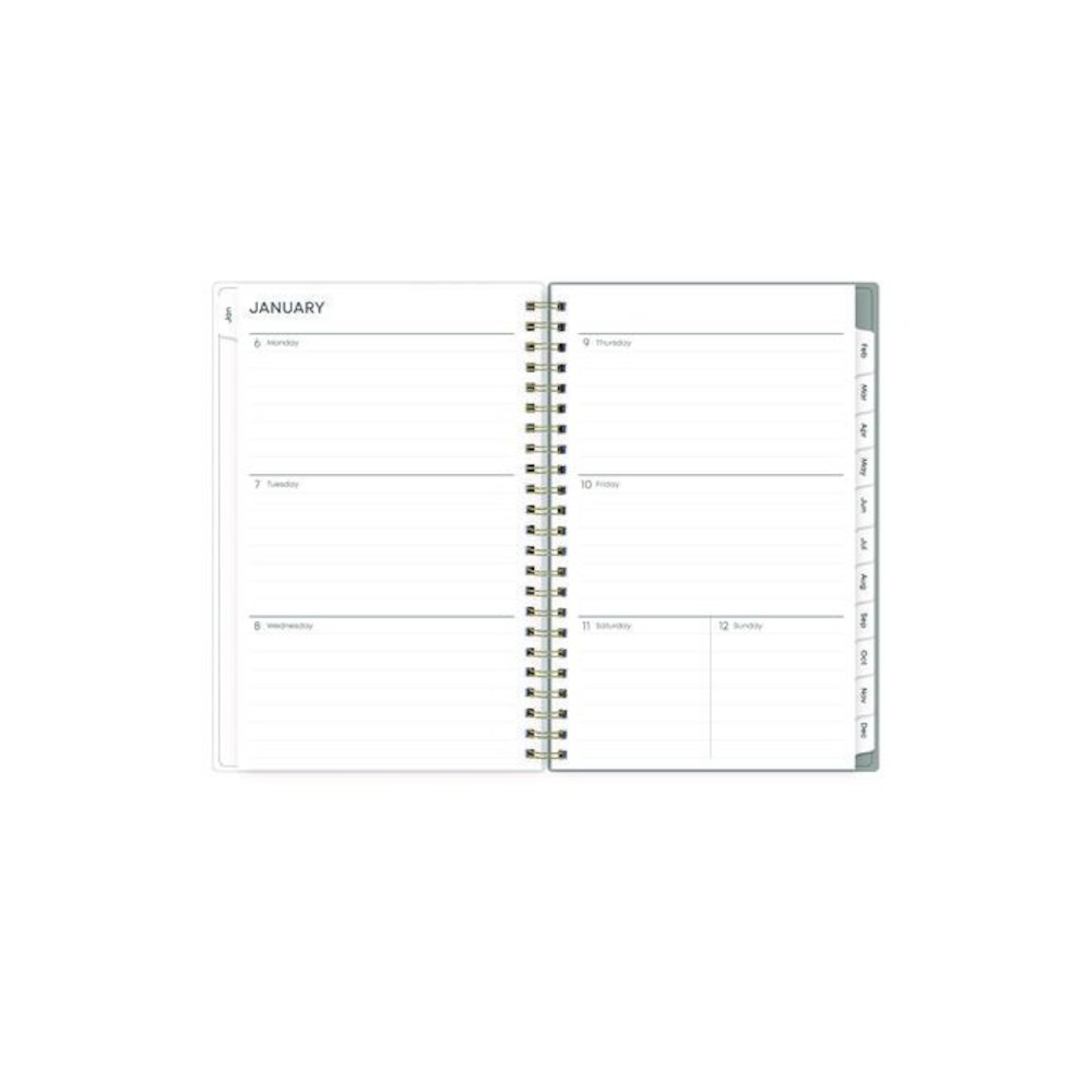 Sophie Frosted Weekly/Monthly Planner, Floral Artwork, 8 x 5, Multicolor Cover, 12-Month (Jan to Dec): 2026. Picture 3