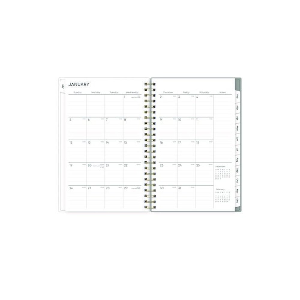 Sophie Frosted Weekly/Monthly Planner, Floral Artwork, 8 x 5, Multicolor Cover, 12-Month (Jan to Dec): 2026. Picture 4