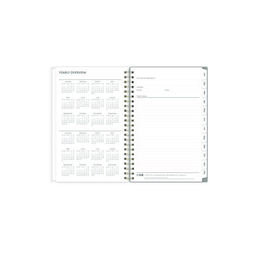 Sophie Frosted Weekly/Monthly Planner, Floral Artwork, 8 x 5, Multicolor Cover, 12-Month (Jan to Dec): 2026. Picture 5