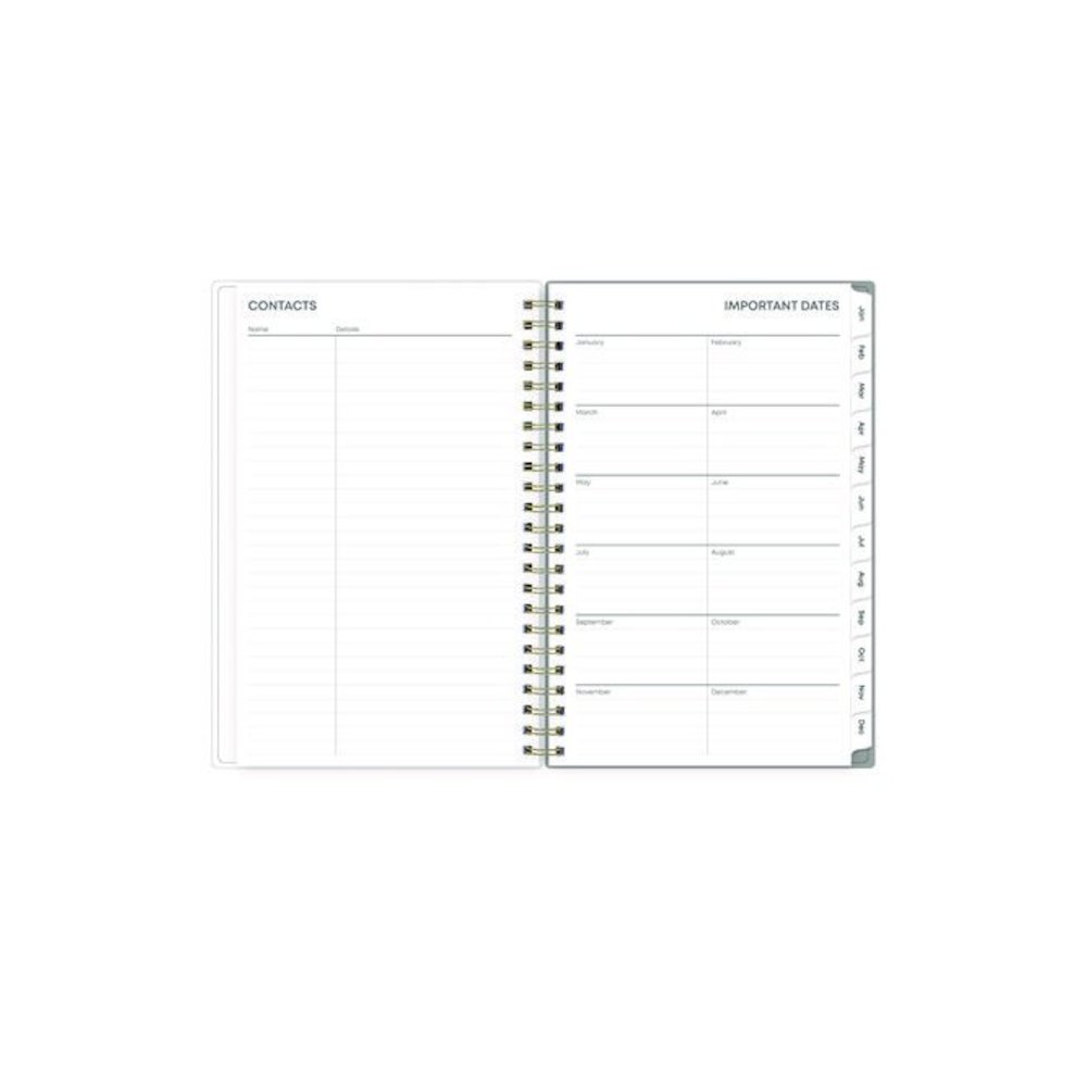 Sophie Frosted Weekly/Monthly Planner, Floral Artwork, 8 x 5, Multicolor Cover, 12-Month (Jan to Dec): 2026. Picture 6
