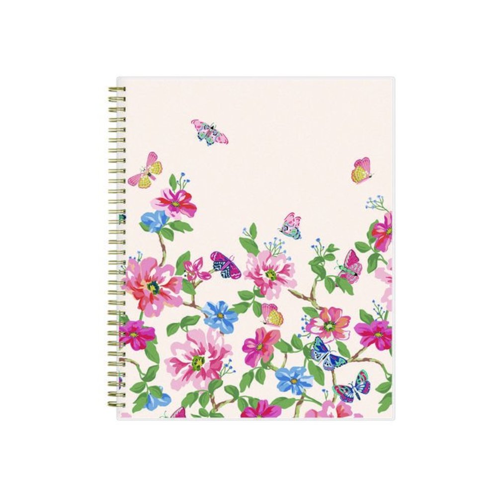 Fly By Frosted Weekly/Monthly Planner, Butterflies Artwork, 11 x 8.5, Blush/Pink Cover, 12-Month (Jan to Dec): 2026. Picture 2