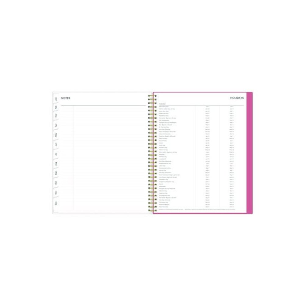 Fly By Frosted Weekly/Monthly Planner, Butterflies Artwork, 11 x 8.5, Blush/Pink Cover, 12-Month (Jan to Dec): 2026. Picture 7