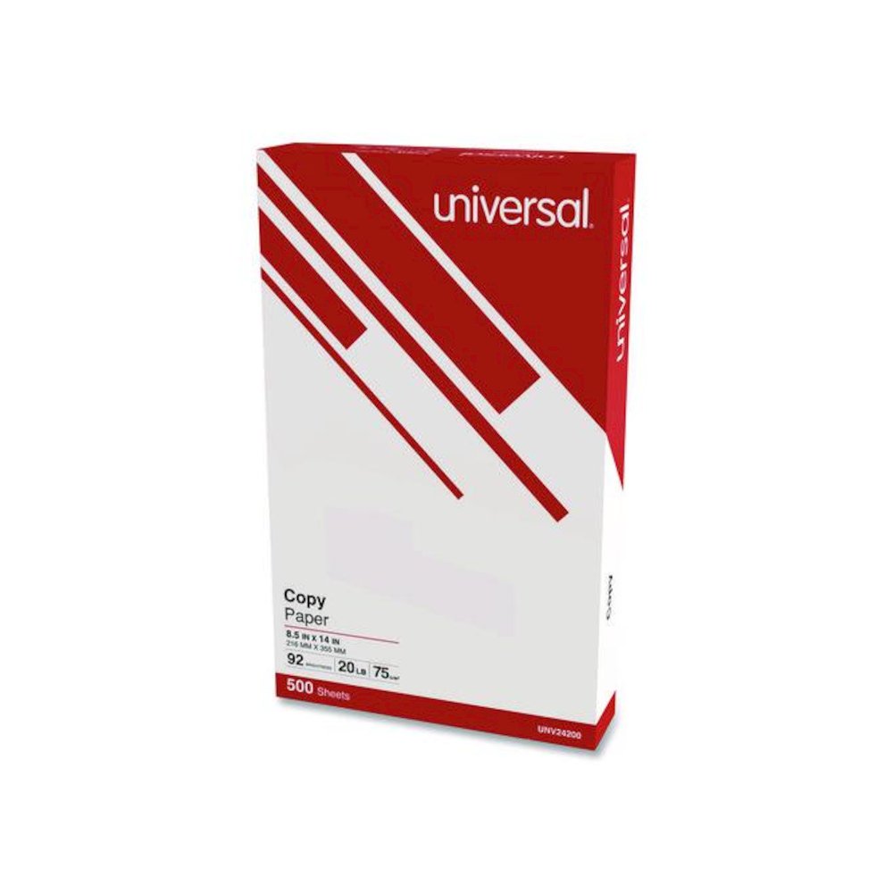 Legal Size Copy Paper, 92 Bright, 20 lb Bond Weight, 8.5 x 14, White, 500 Sheets/Ream, 10 Reams/Carton, 30 Cartons/Pallet. Picture 3