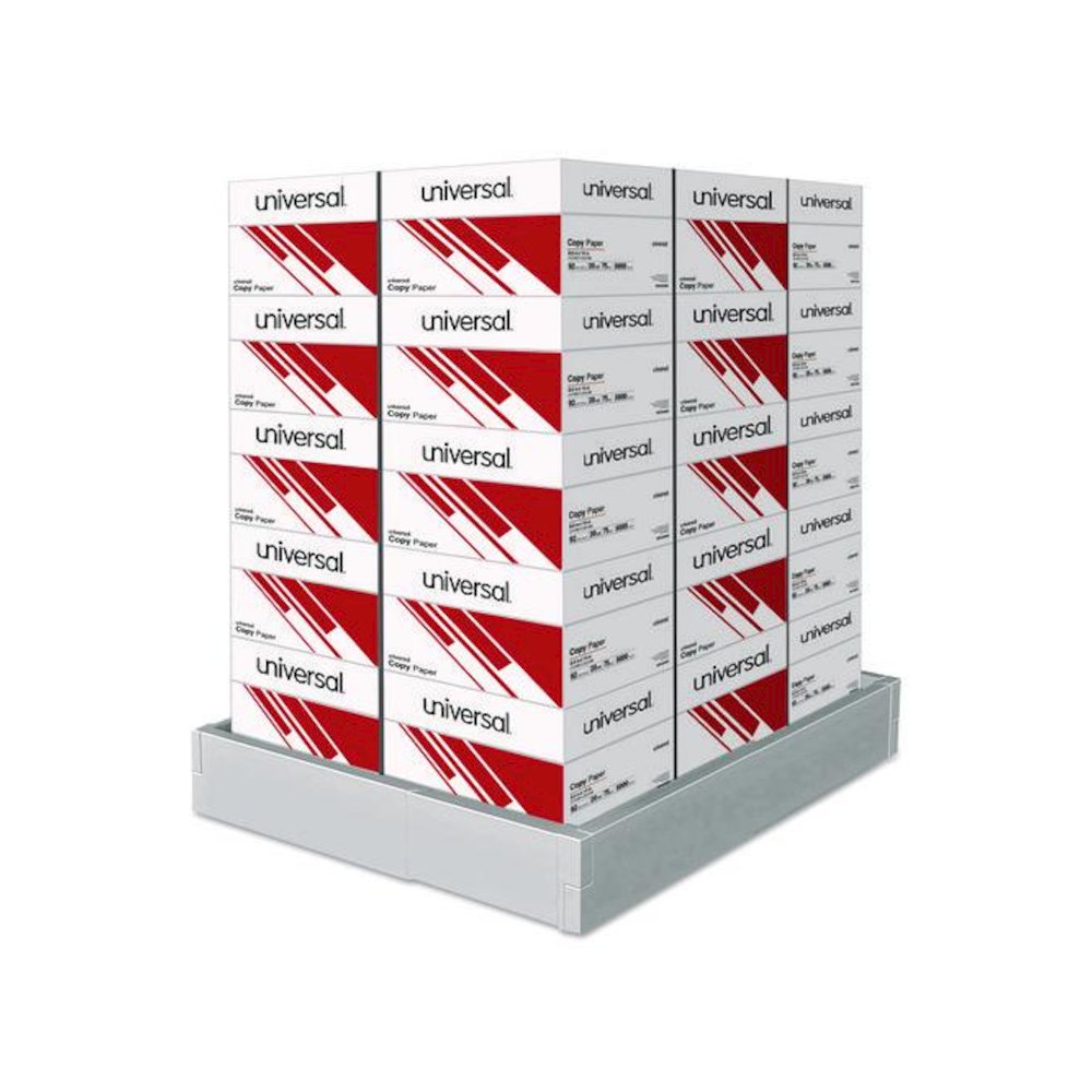 Legal Size Copy Paper, 92 Bright, 20 lb Bond Weight, 8.5 x 14, White, 500 Sheets/Ream, 10 Reams/Carton, 30 Cartons/Pallet. Picture 1