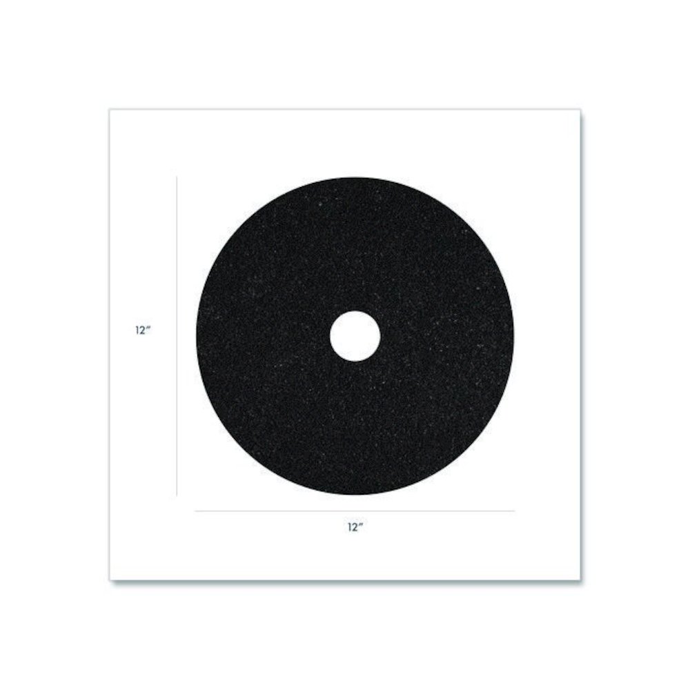 Stripping Pad, 12" Diameter, Black, 5/Carton. Picture 2