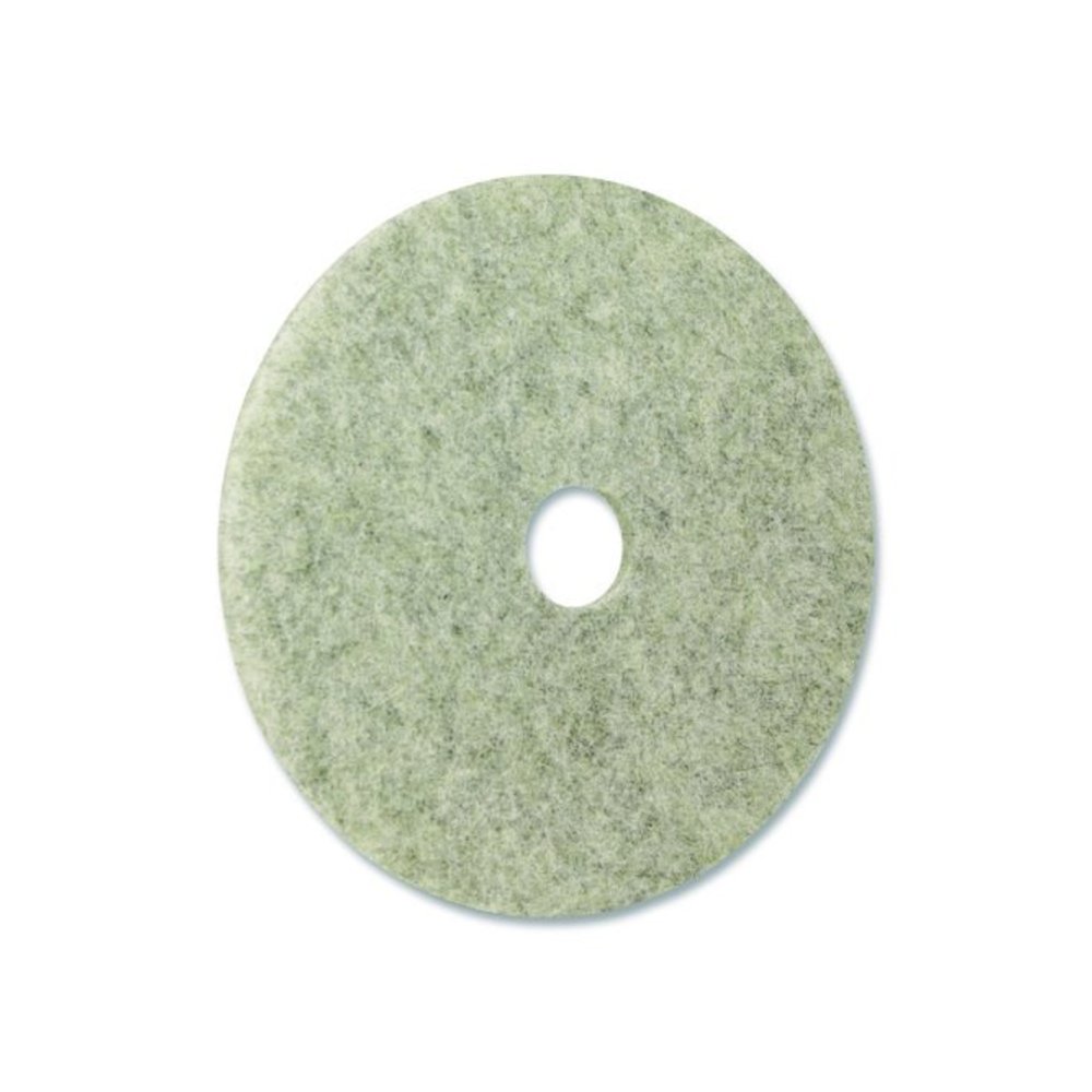 Combo Burnishing Pad, 28" Diameter, Gray, 5/Carton. Picture 3