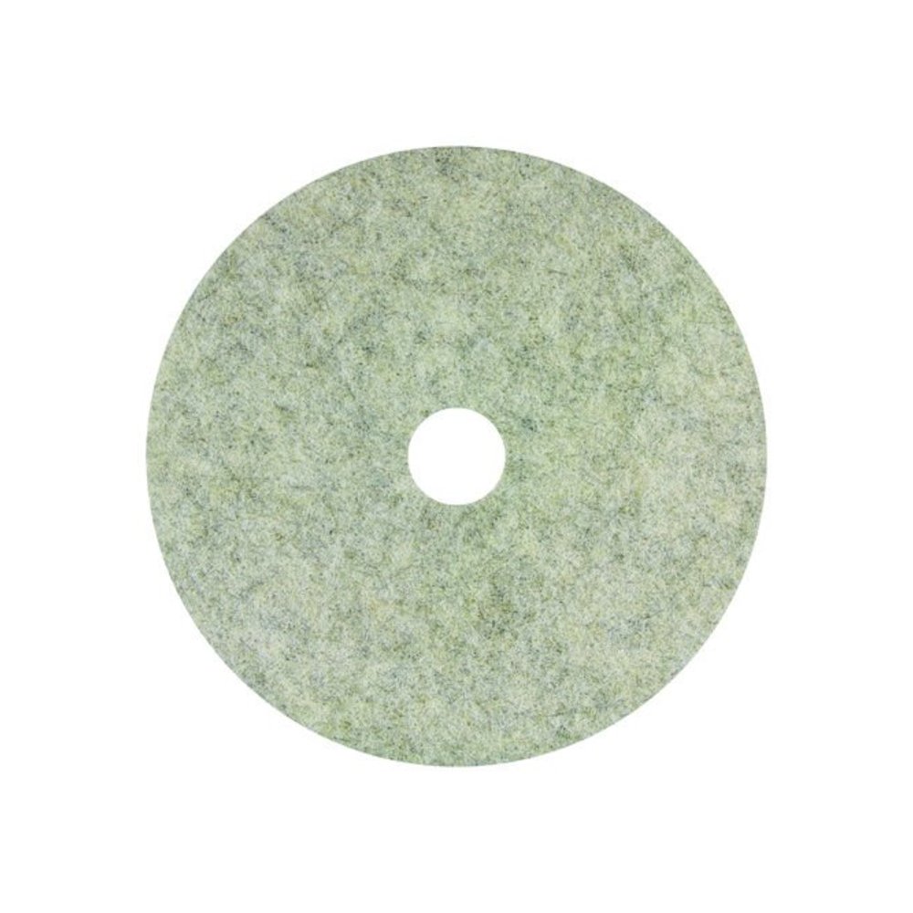Combo Burnishing Pad, 28" Diameter, Gray, 5/Carton. Picture 1
