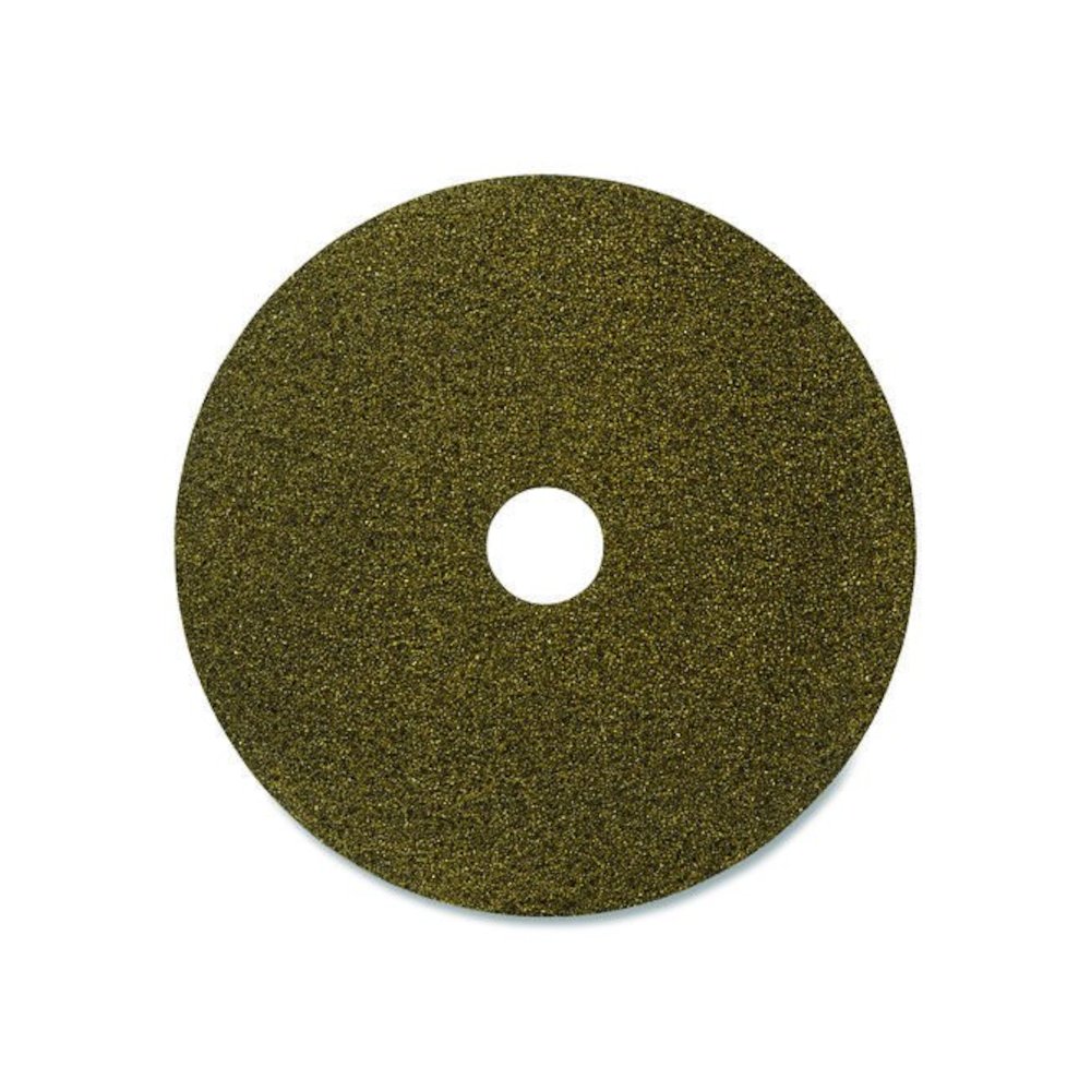 Black Diamond 1500 Grit Diamond Pad, 20" Diameter, Black and Yellow, 2/Carton. Picture 1