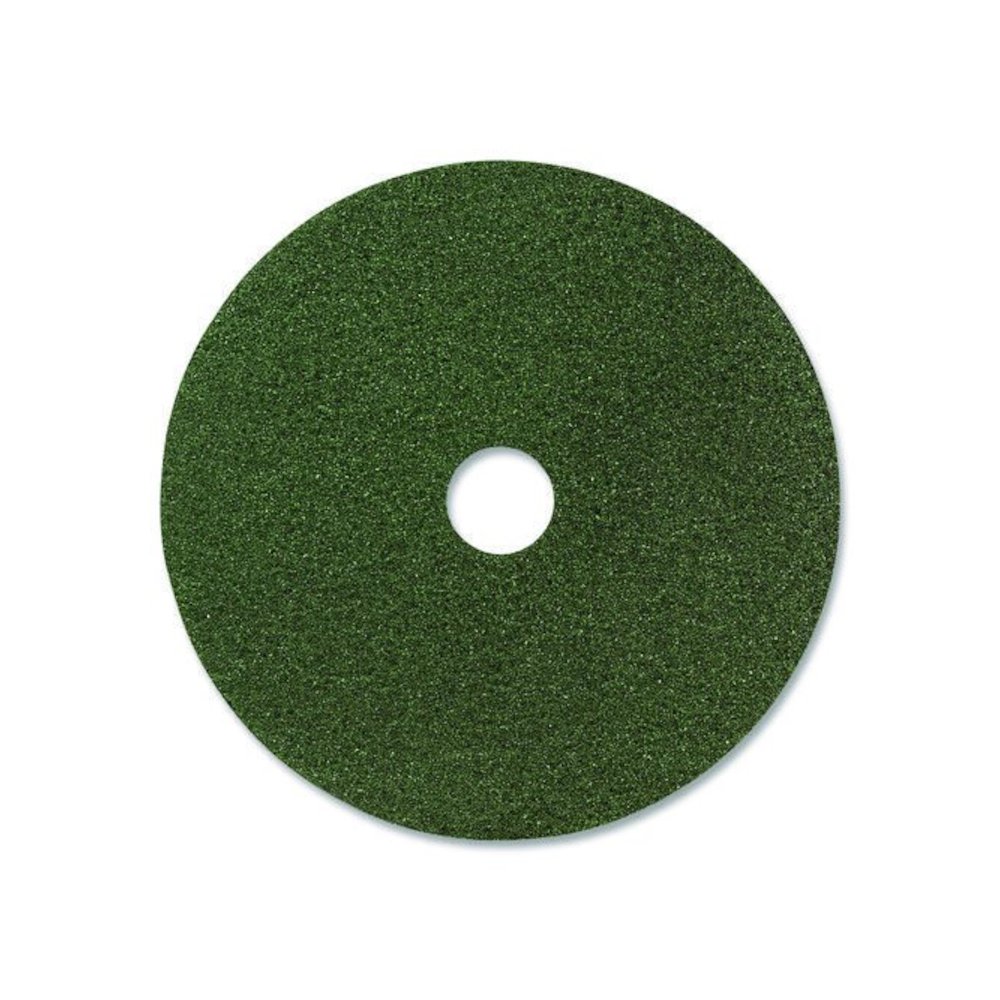 Black Diamond 3000 Grit Diamond Pad, 20" Diameter, Black and Green, 2/Carton. Picture 2
