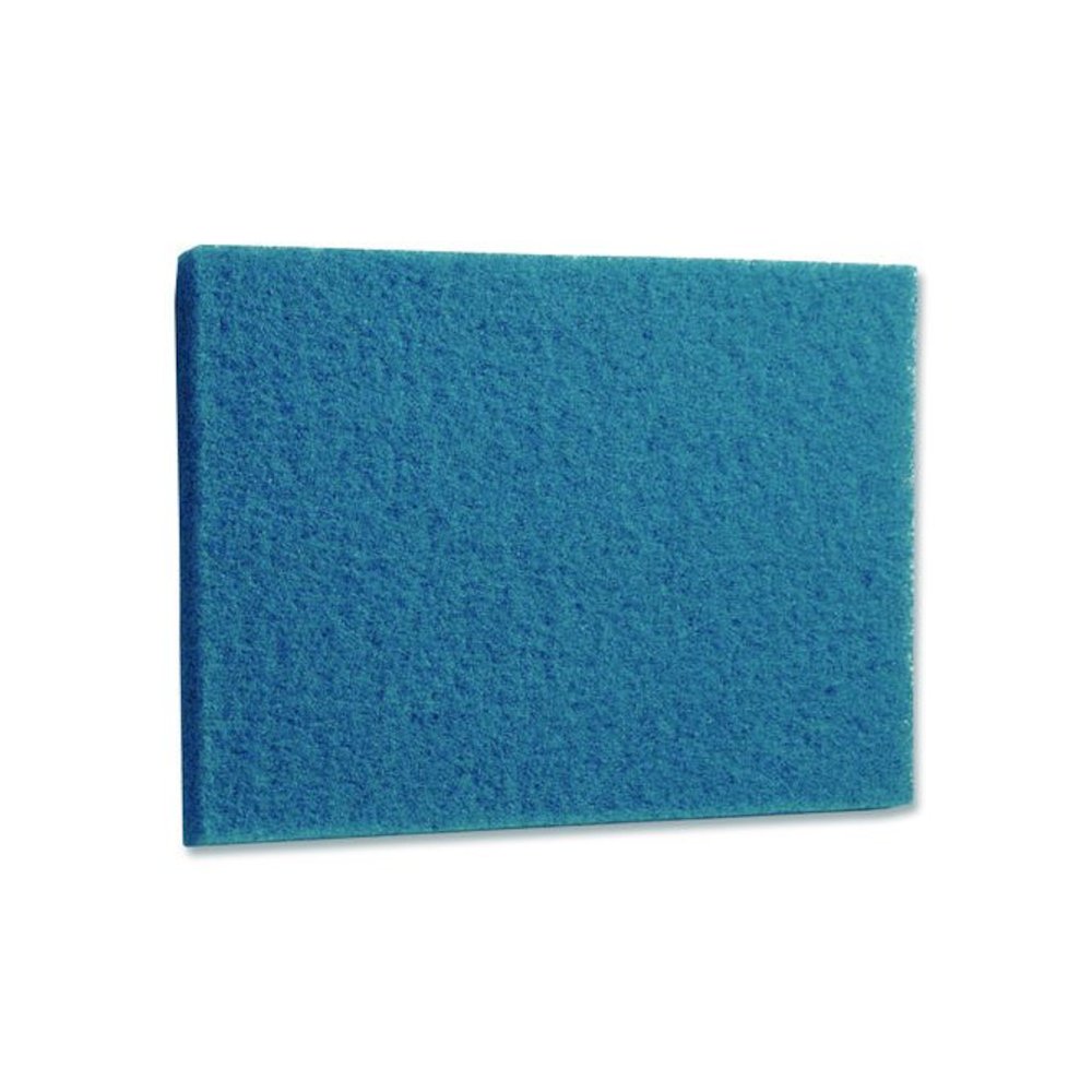 Cleaner Pad, 14 x 20, Blue, 5/Carton. Picture 4