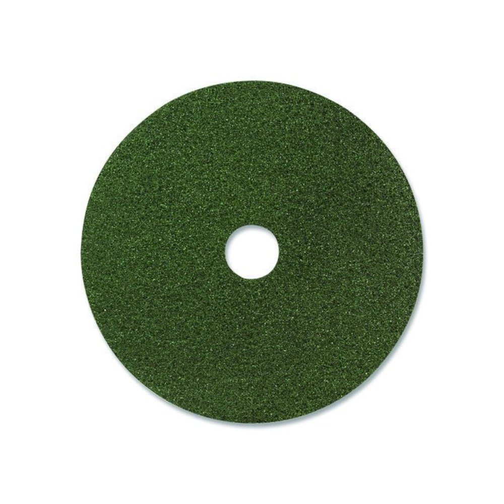 Black Diamond 3000 Grit Diamond Pad, 20" Diameter, Black and Green, 2/Carton. Picture 1