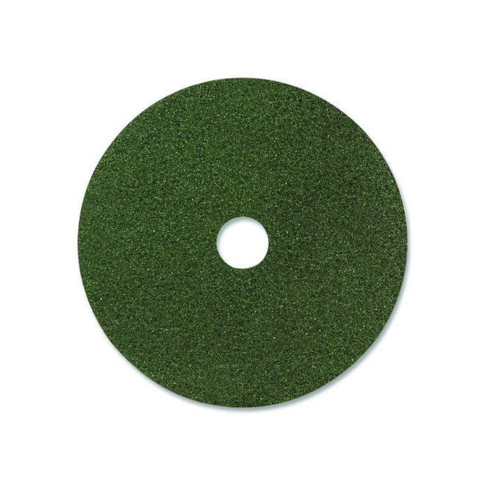Black Diamond 3000 Grit Diamond Pad, 28" Diameter, Black and Green, 2/Carton. Picture 1