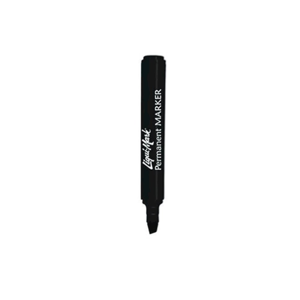 Permanent Marker, Chisel Tip, Black, Dozen. Picture 3