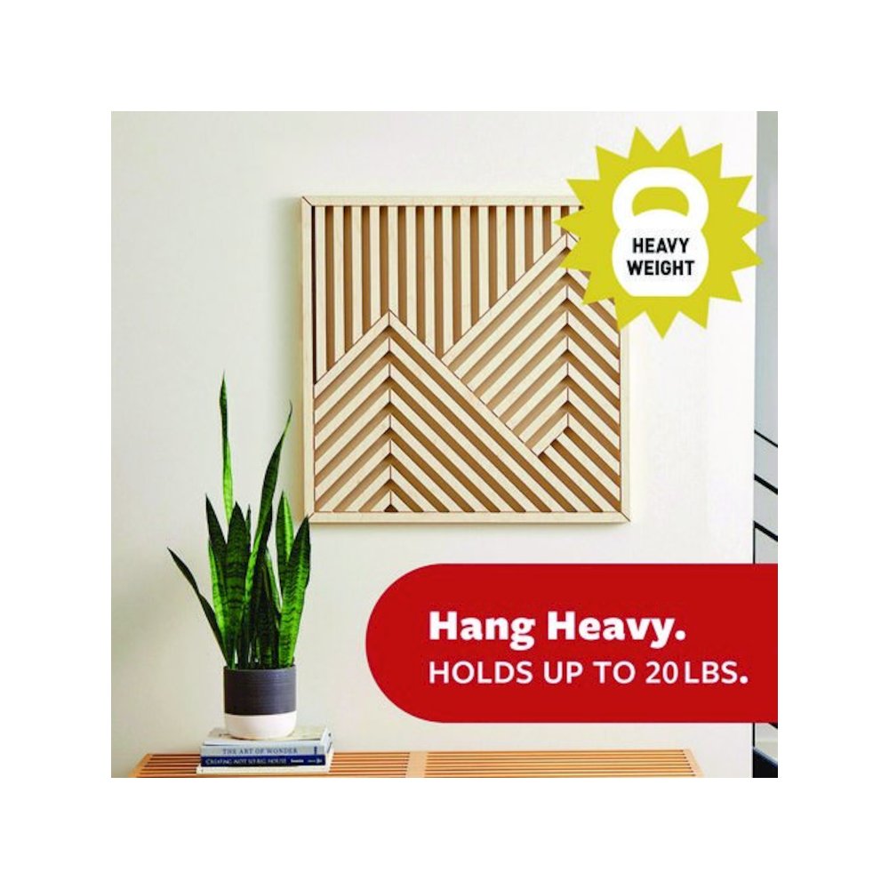 Damage-Free Hanging Picture Hanging Strip Pairs, Holds up to 5 lb, 16/Pack. Picture 4