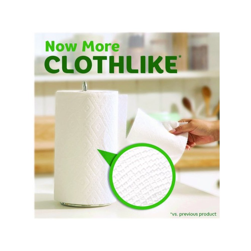 Select-a-Size Kitchen Roll Paper Towels, 2-Ply, 11 x 5.9, White, 135 Sheets/Roll, 2 Rolls/Pack. Picture 6