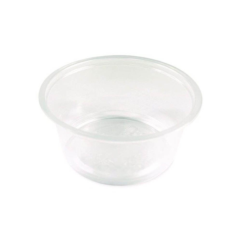 Souffle/Portion Cups, 3.25 oz, Plastic, Translucent, 2,500/Carton. Picture 3