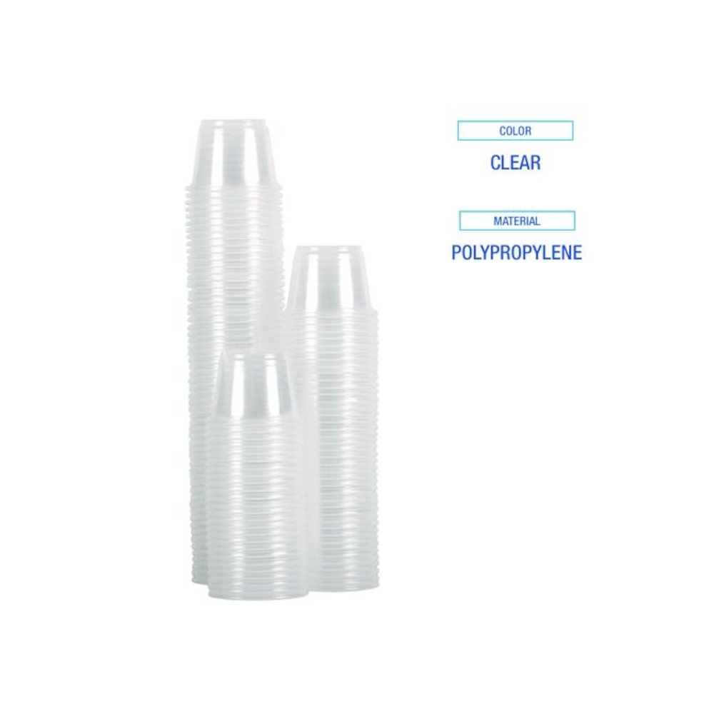 Souffle/Portion Cups, 4 oz, Plastic, Translucent, 2,500/Carton. Picture 7