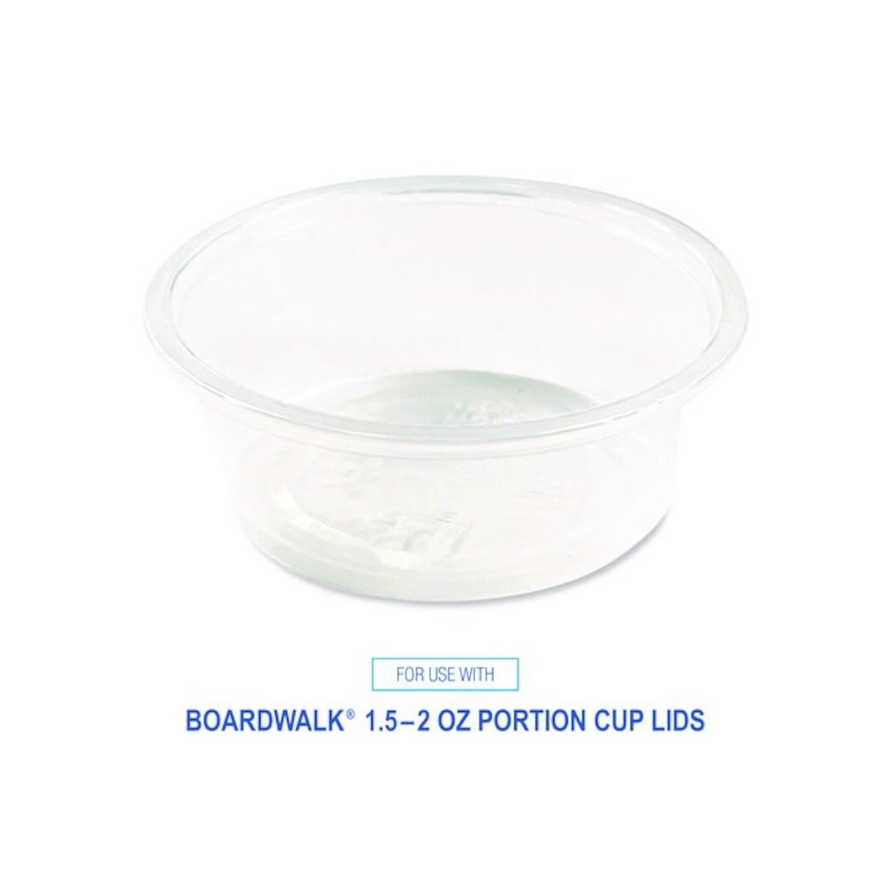 Souffle/Portion Cups, 1.5 oz, Plastic, Translucent, 2,500/Carton. Picture 7