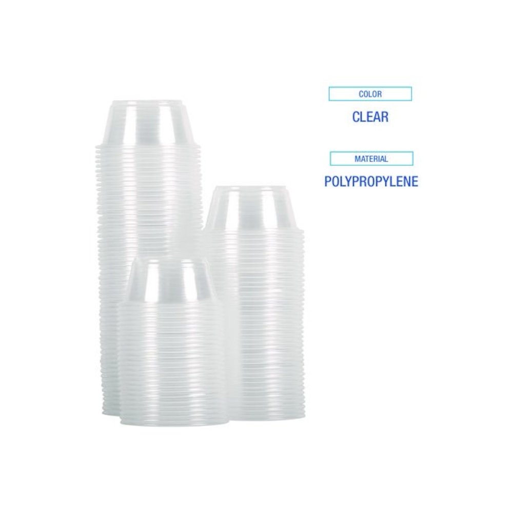 Souffle/Portion Cups, 1.5 oz, Plastic, Translucent, 2,500/Carton. Picture 6