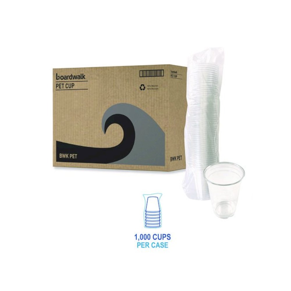 Clear Plastic PET Cups, 14 oz, 50/Bag, 20 Bags/Carton. Picture 5