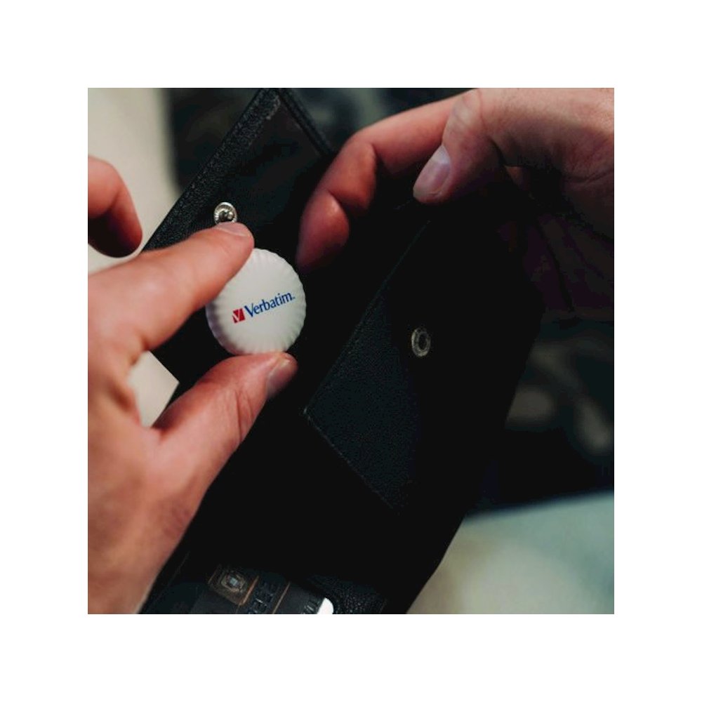 My Finder Bluetooth Coin Tracker for Apple iOS, Black/Purple/White, 3/Pack. Picture 5
