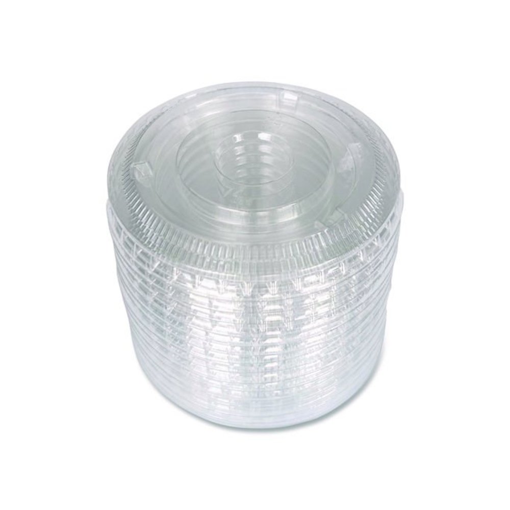 Souffle/Portion Cup Lids, Fits 3.25 oz to 5.5 oz Portion Cups, Plastic, Clear, 2,500/Carton. Picture 4
