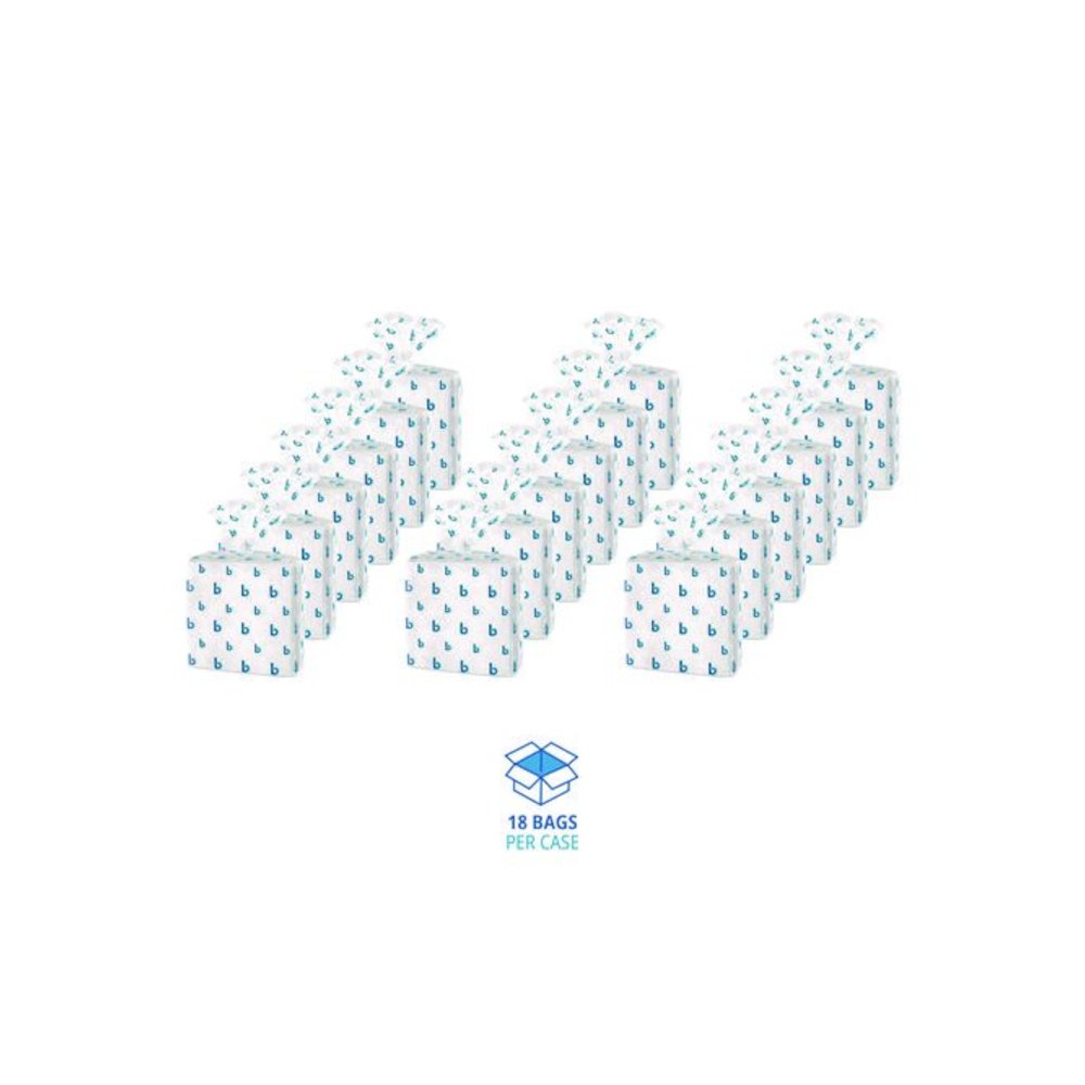 Hydrospun Wipers, 1-Ply, 12 x 13, White, 50/Bag, 18 Bags/Carton. Picture 4