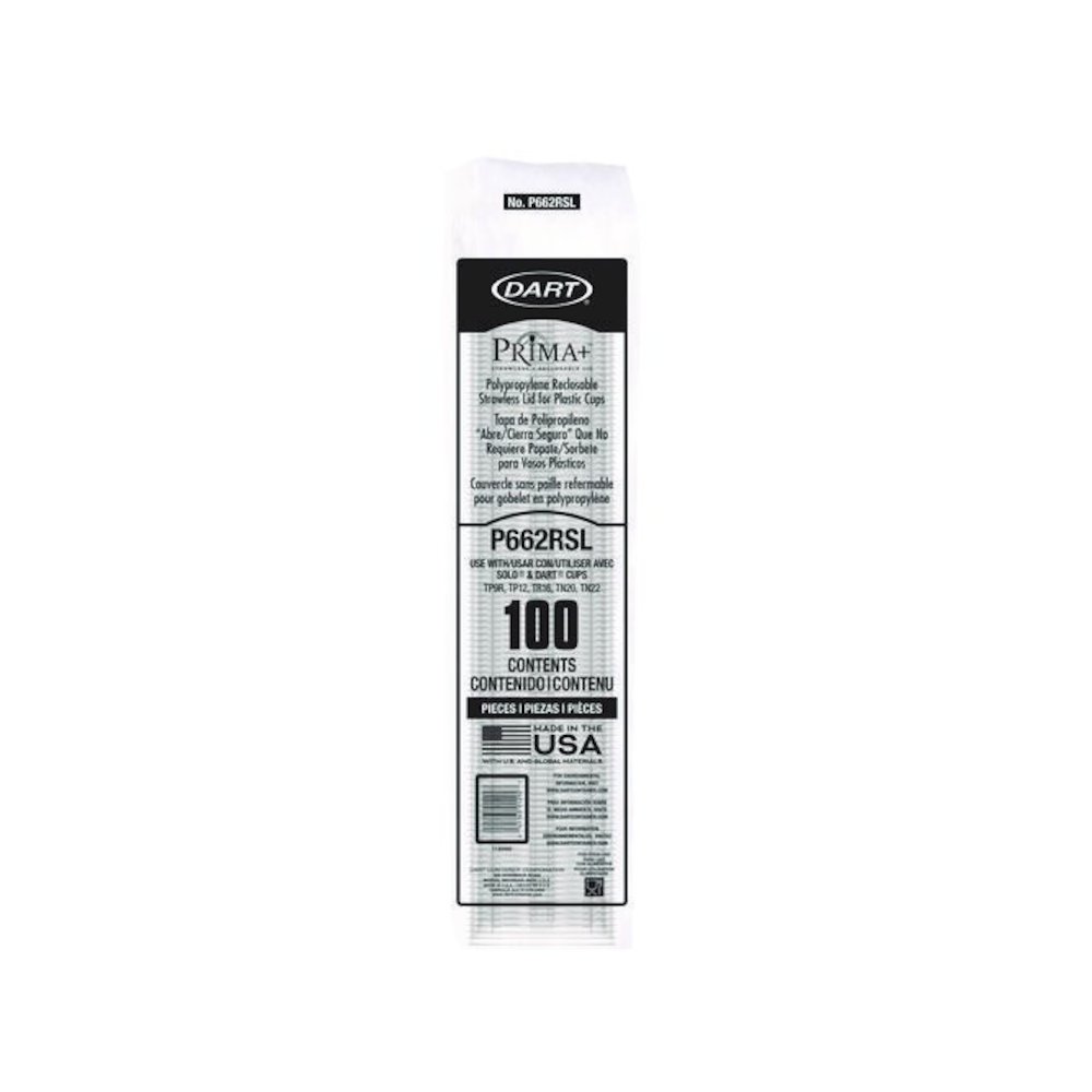 Prima Strawless Plastic Lids, Fits 9 oz to 20 oz Cold Cups, Clear, 1,000/Carton. Picture 3